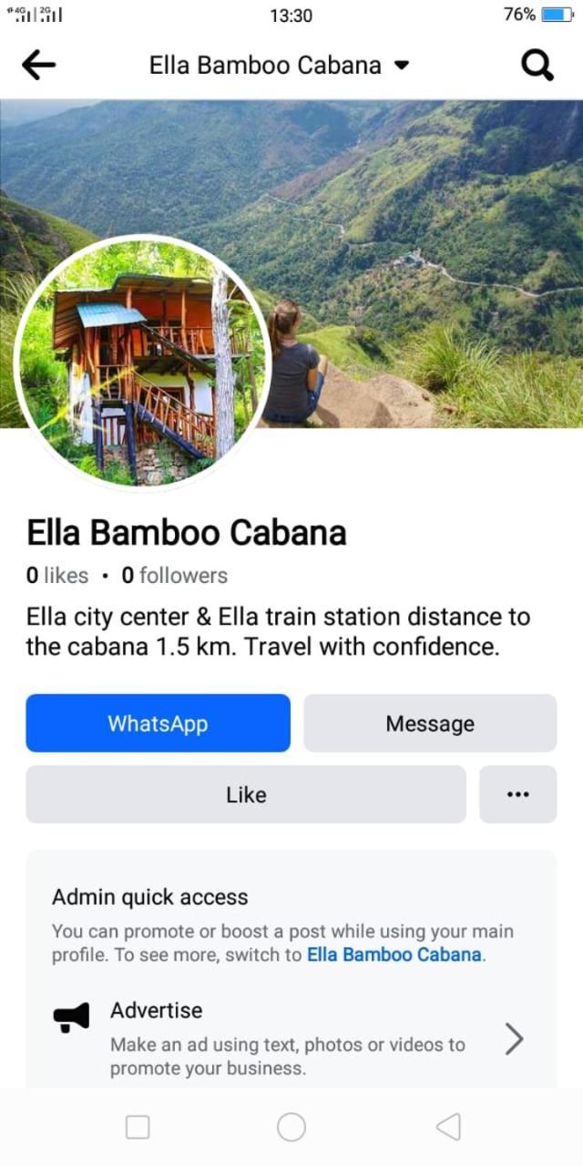 Ella Bamboo Cabana Ngoại thất bức ảnh